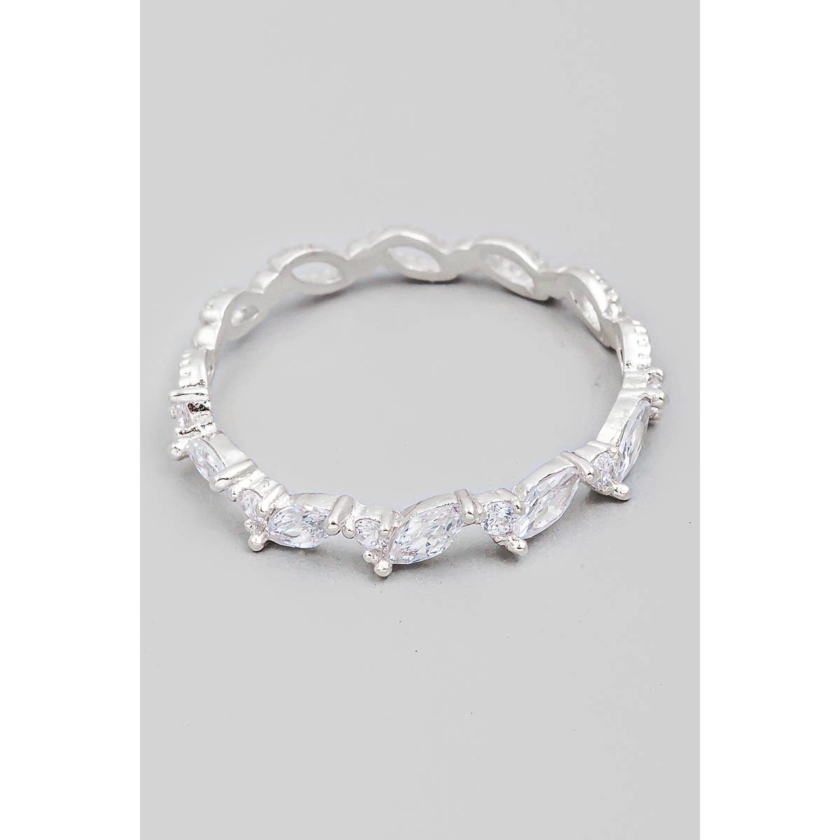 Marquise Rhinestone Eternity Ring