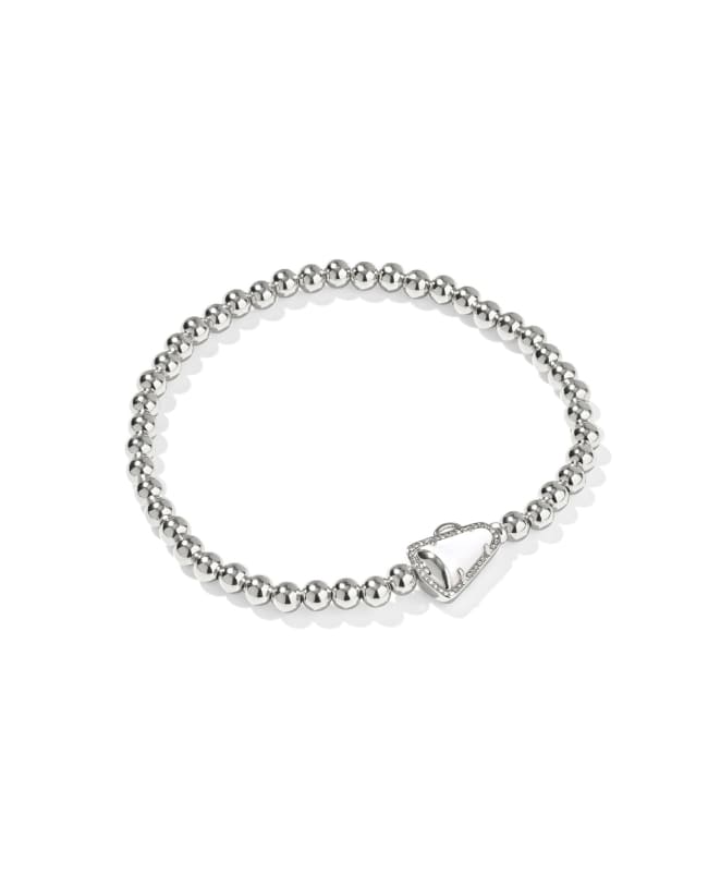 Cheer Silver Stretch Bracelet