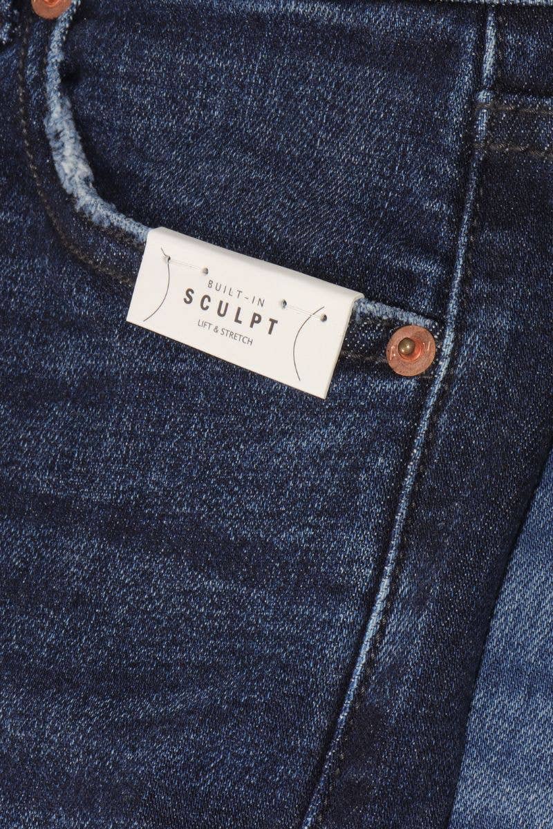 TUMMY CONTROL HIGH RISE STRETCH STRAIGHT JEAN