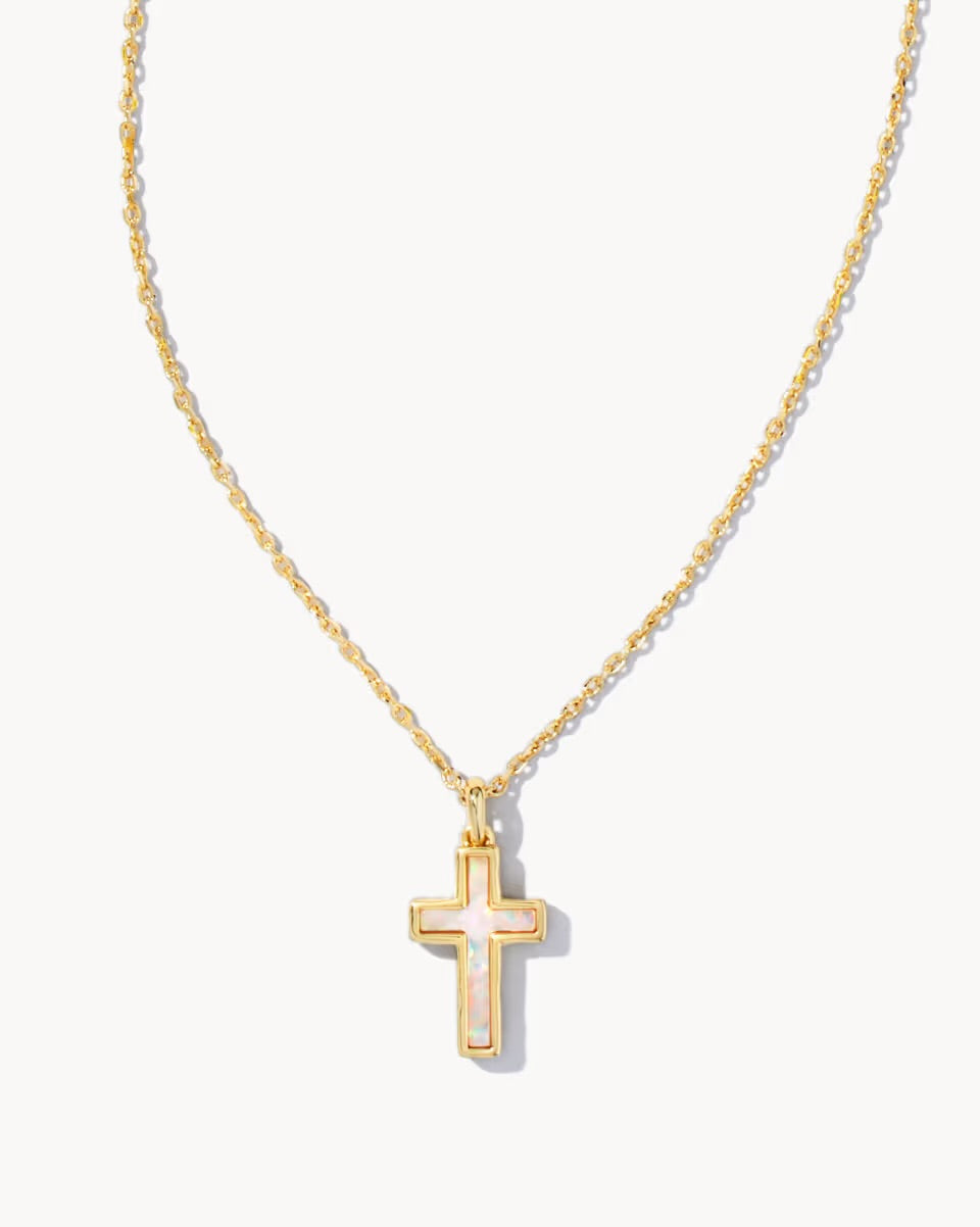 Cross Gold Pendant Necklace