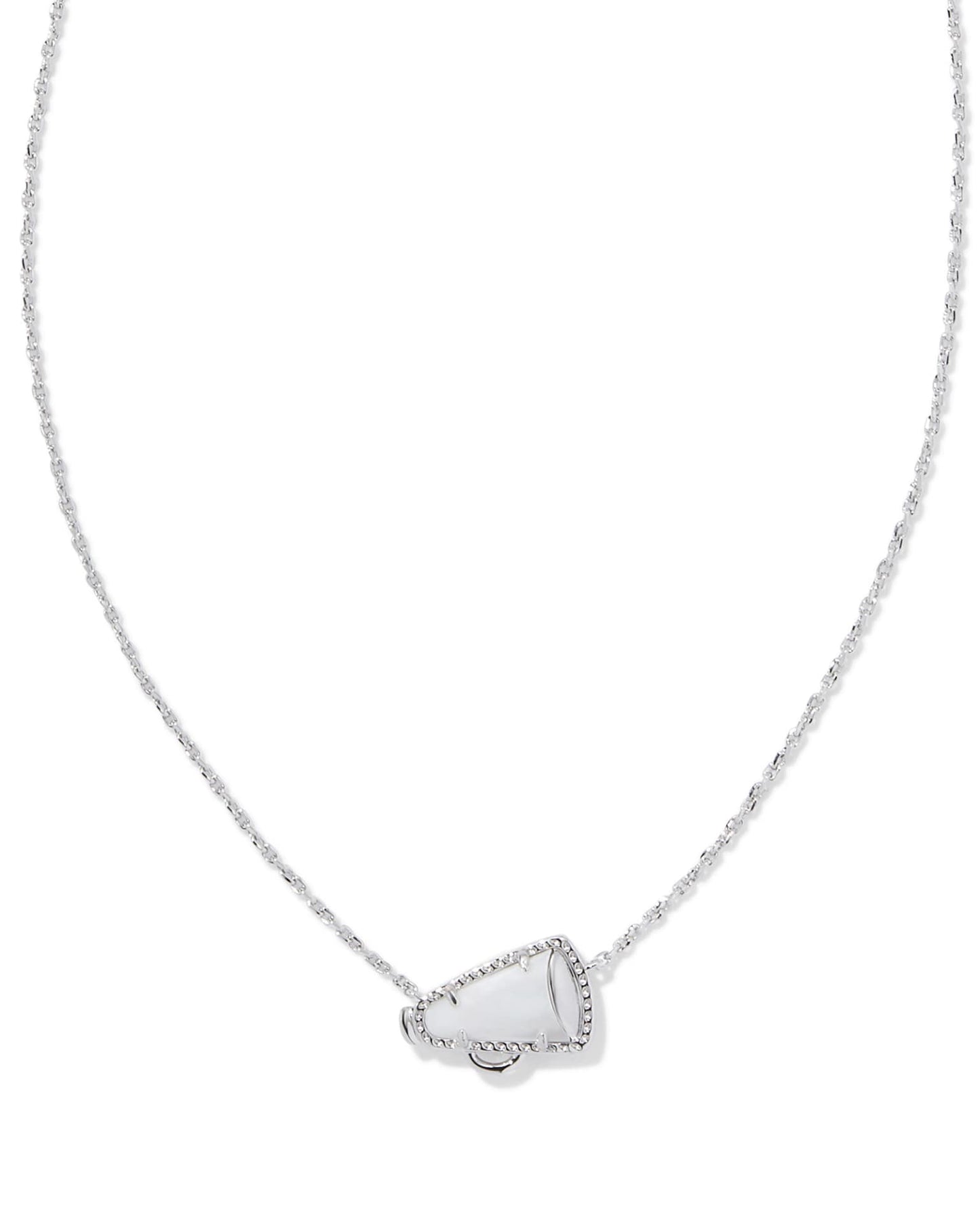 Cheer Silver Short Pendant Necklace