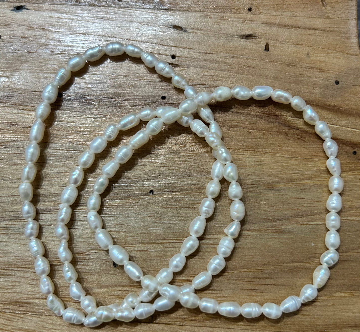 Rice pearl bracelet