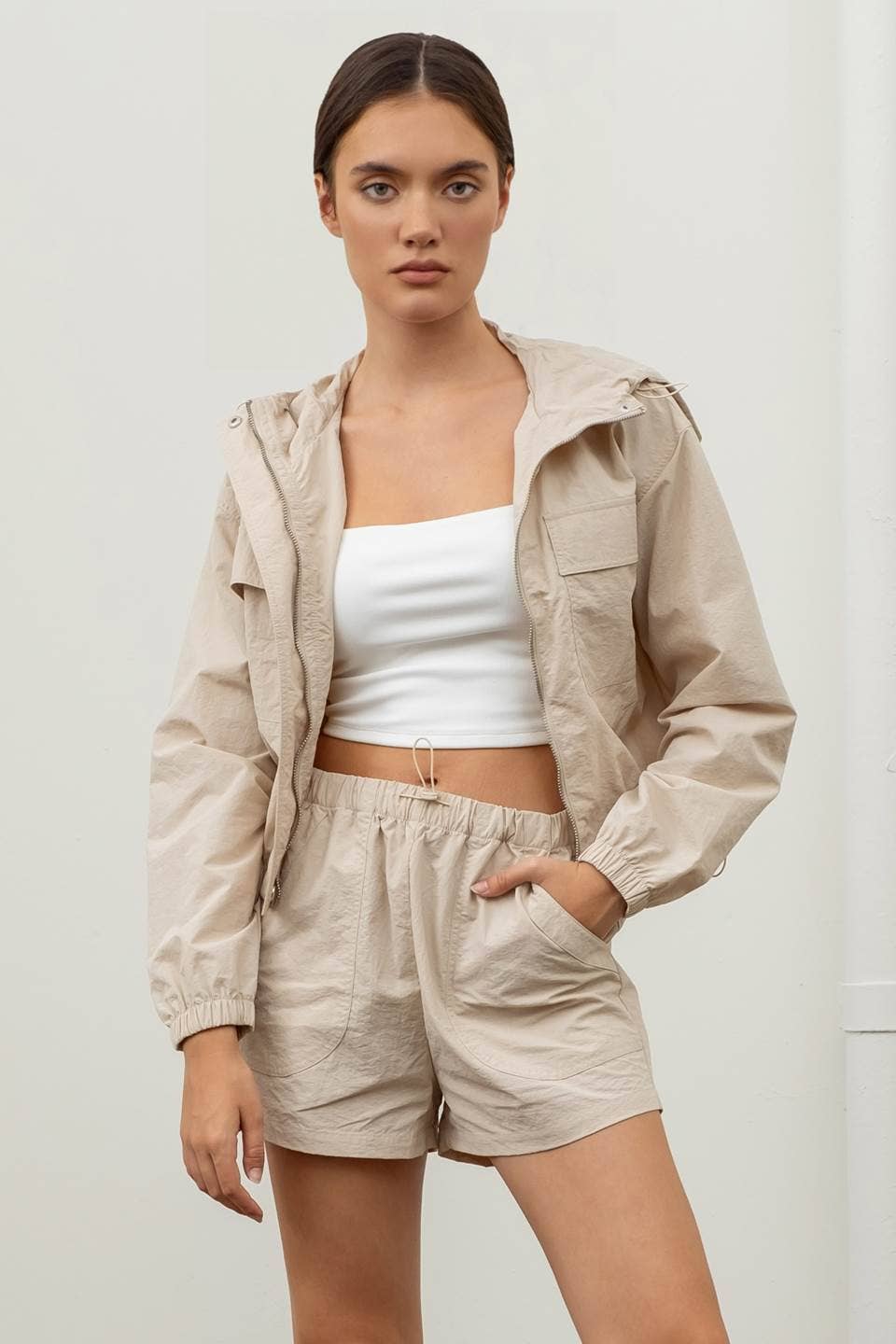 ZIP UP WINDBREAKER