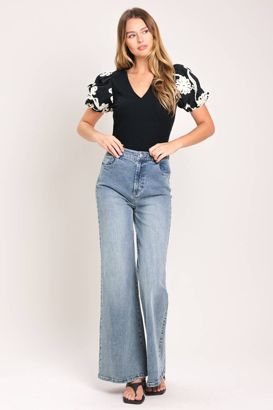 A ribbed knit top- IT14170