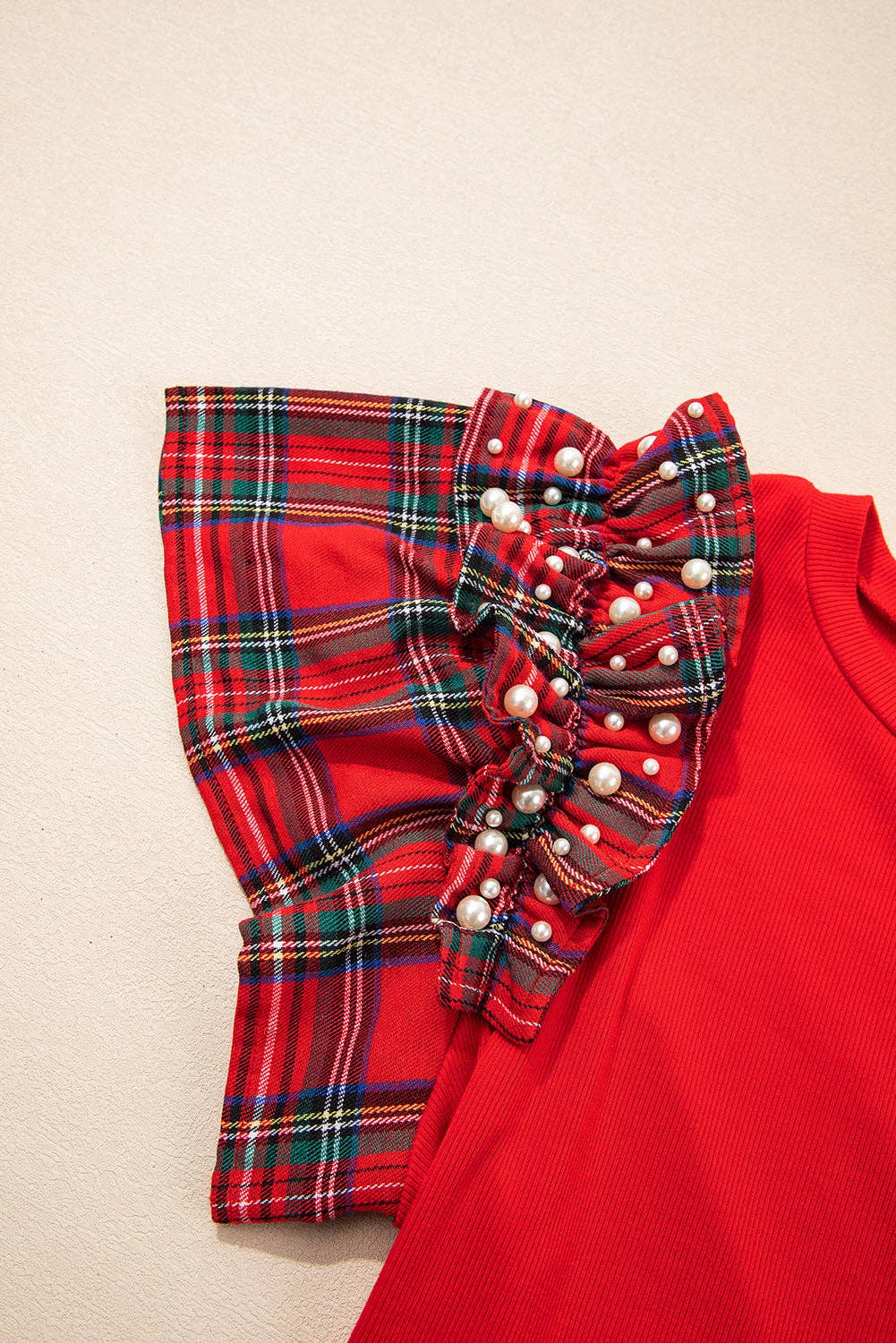 Christmas Plaid Blouse