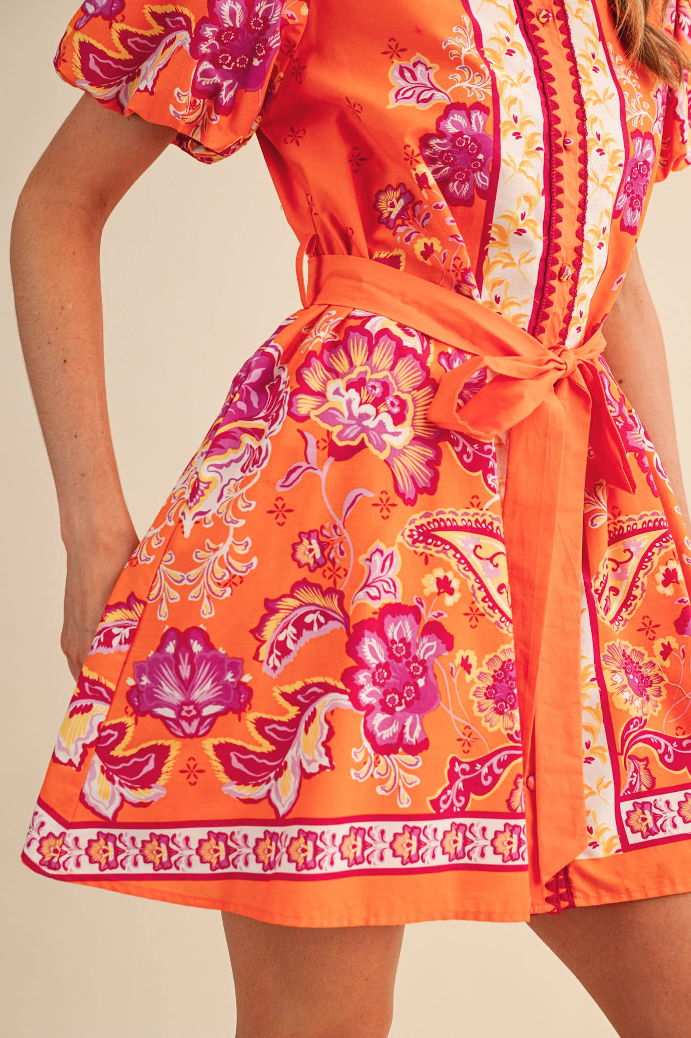 Sunkissed Paisley Dress