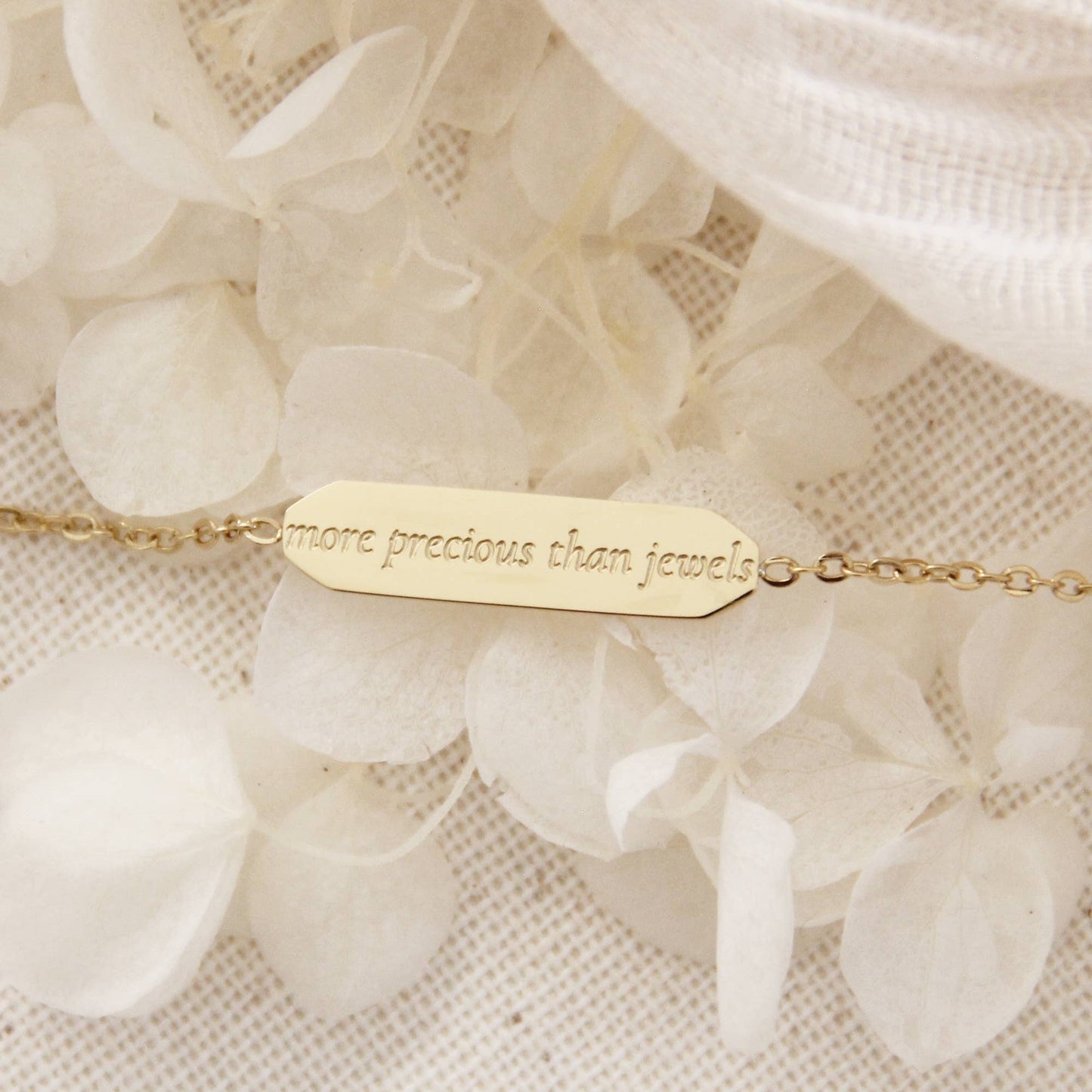 More Precious Than Jewels Proverbs 31 Bracelet