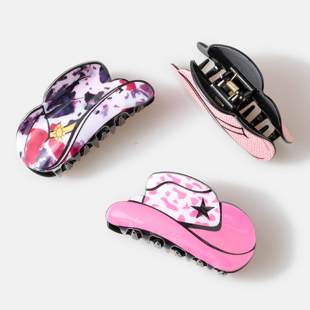 Cowboy Hat Hair Claw