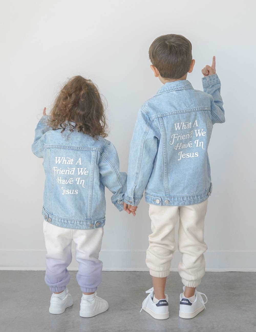 What a Friend in Jesus Kids Denim Jacket