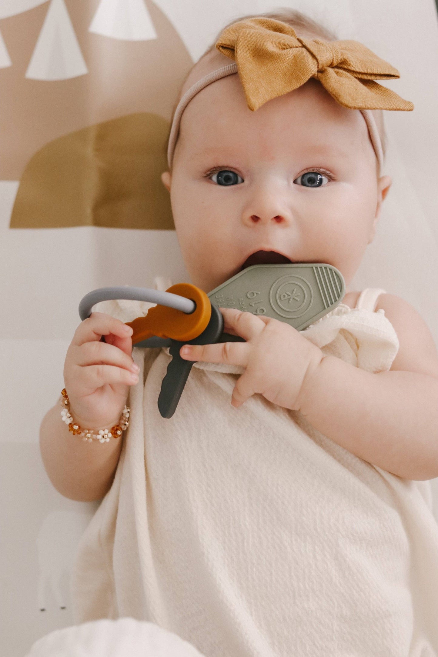 Keys to the Kingdom Silicone Teether | Baby Gift