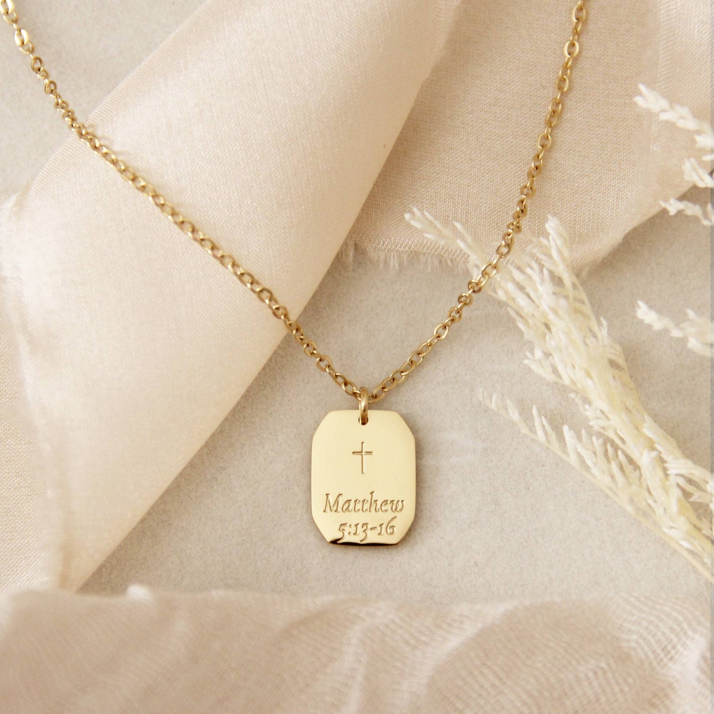 Salt and Light Necklace, Matthew 5:13–14