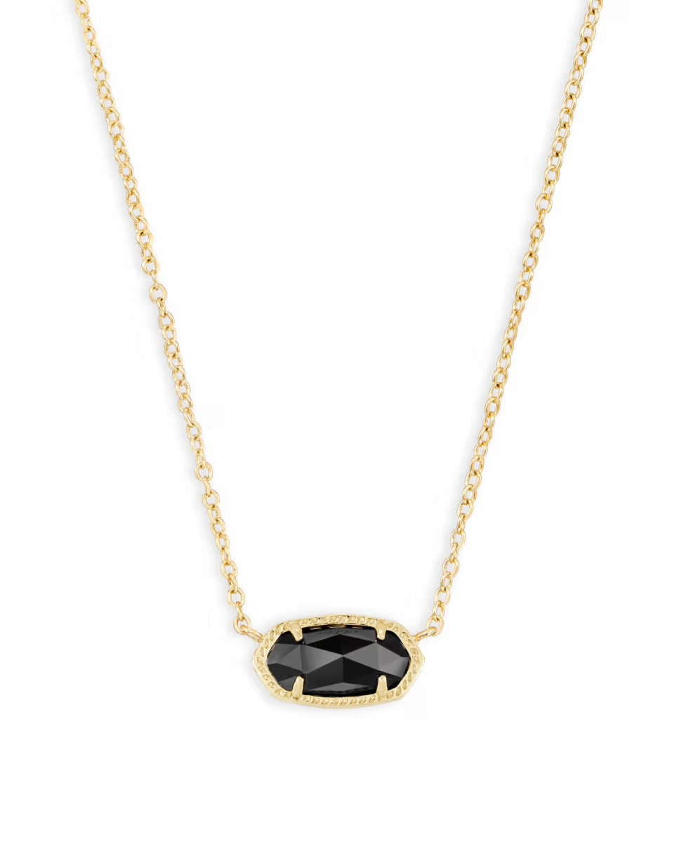 Elisa Short Pendant Gold Necklace