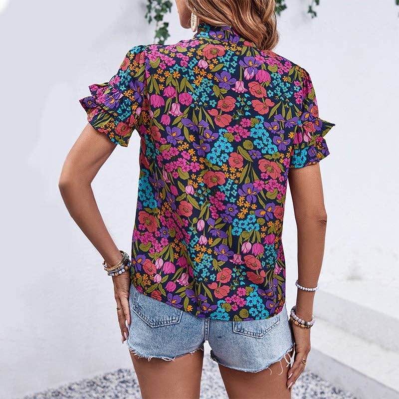 Printed Ethnic Style Shirt