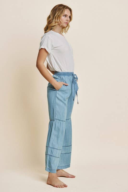 Boho Tiered Wide Leg Pants