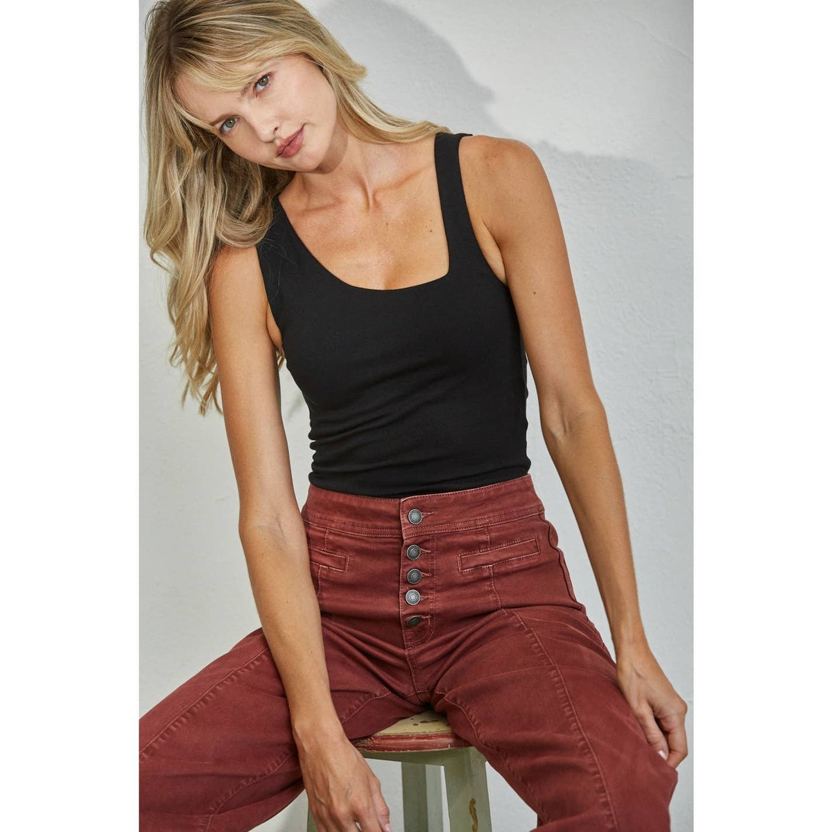 Bordeaux Babe Pants