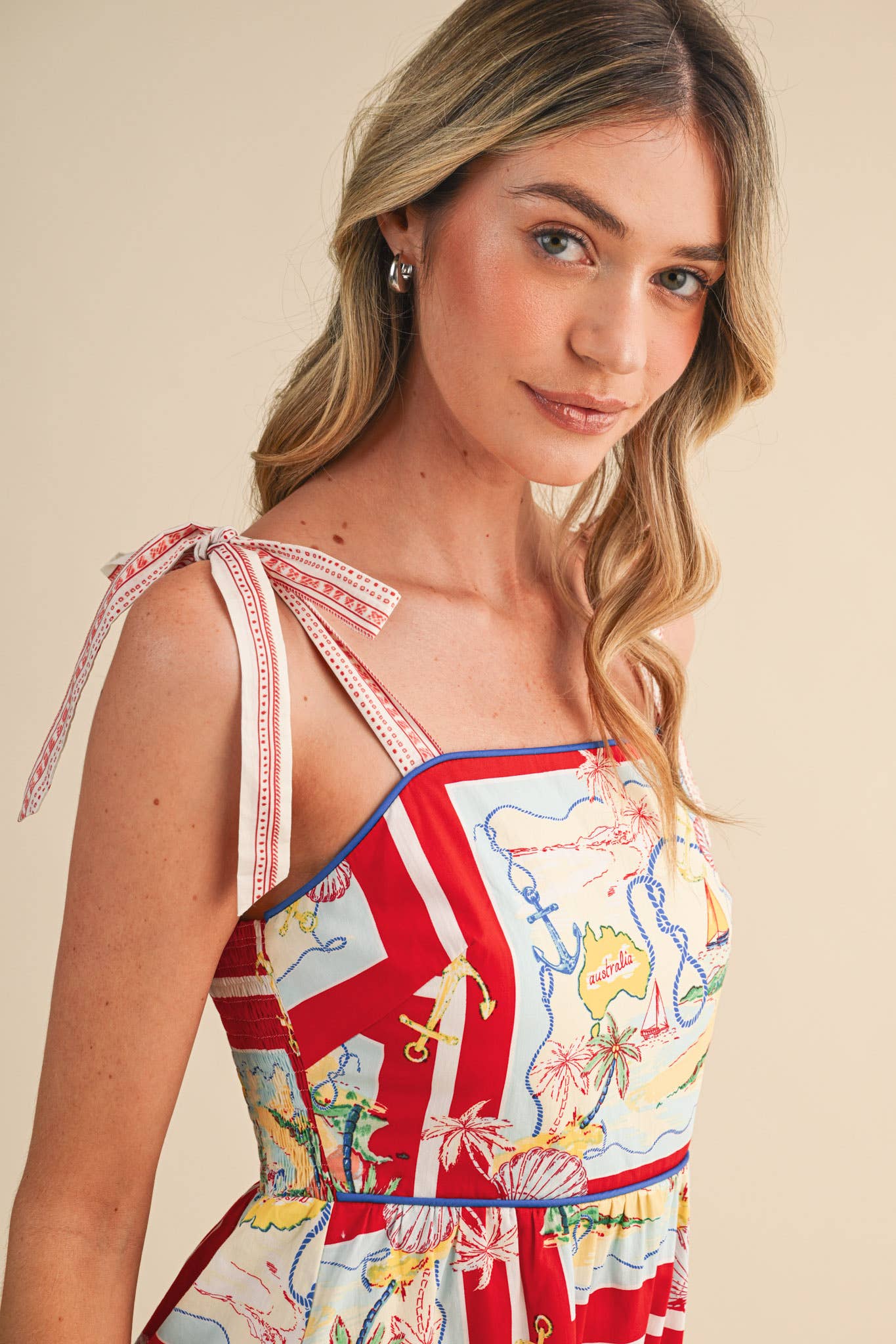 Nautical Map Dress