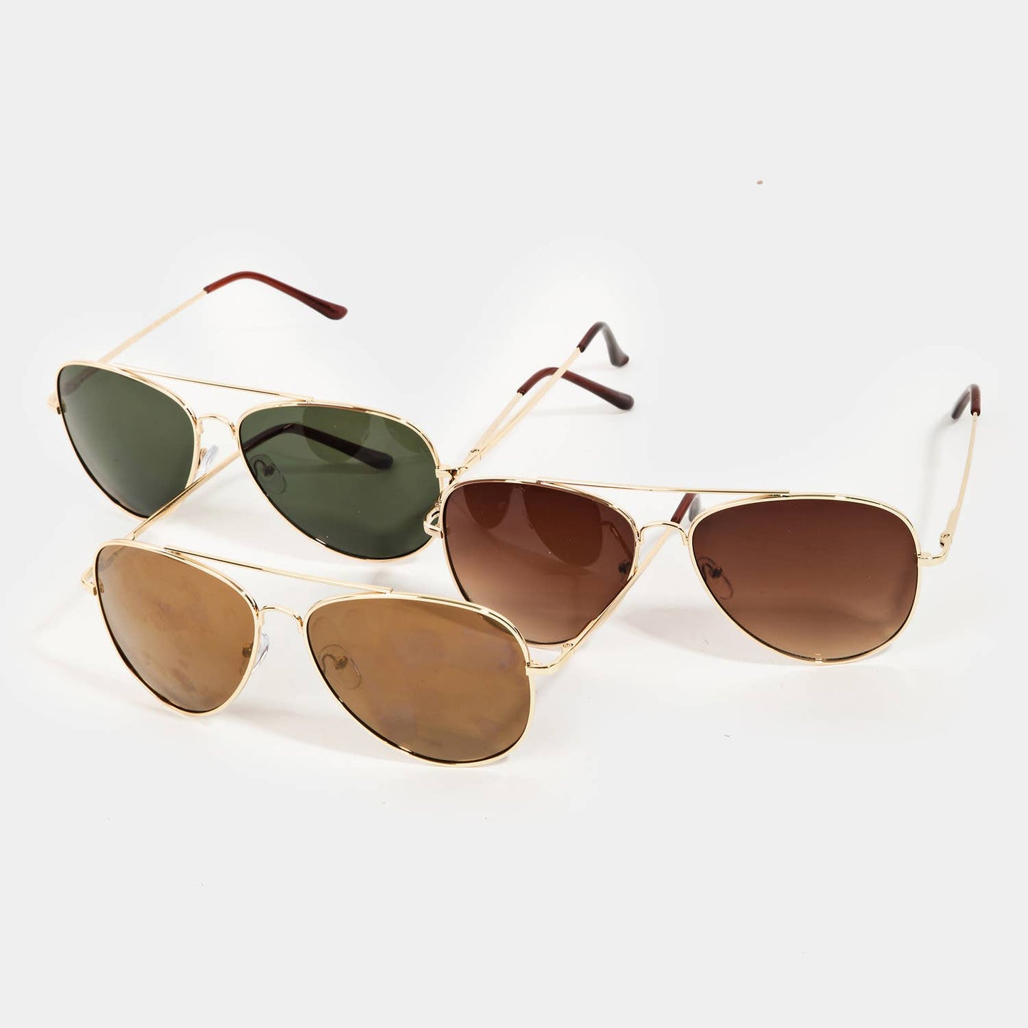 Double Bridge Aviator Sunglasses