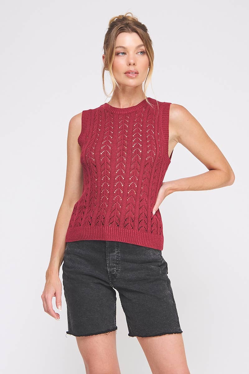Crimson Cozy Tank
