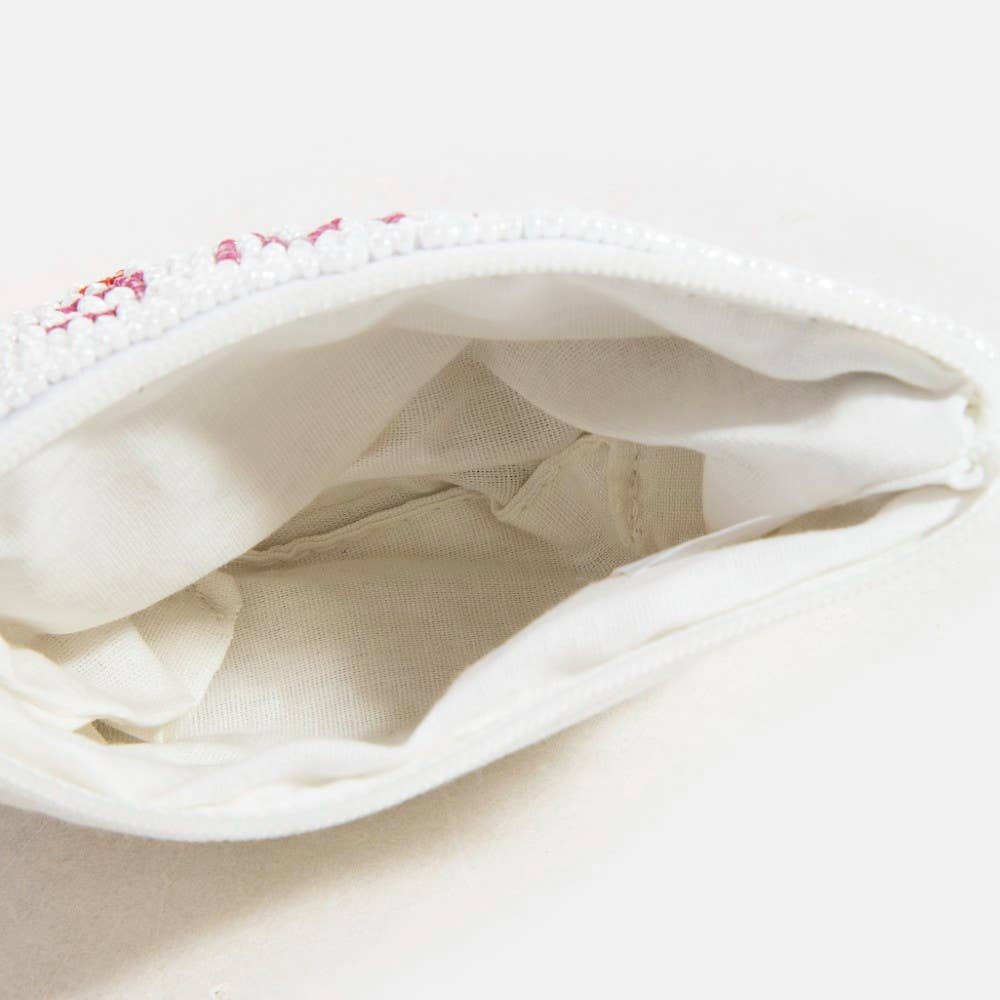 Howdy Beaded Coin Purse