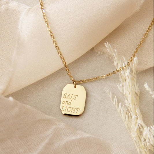 Salt and Light Necklace, Matthew 5:13–14