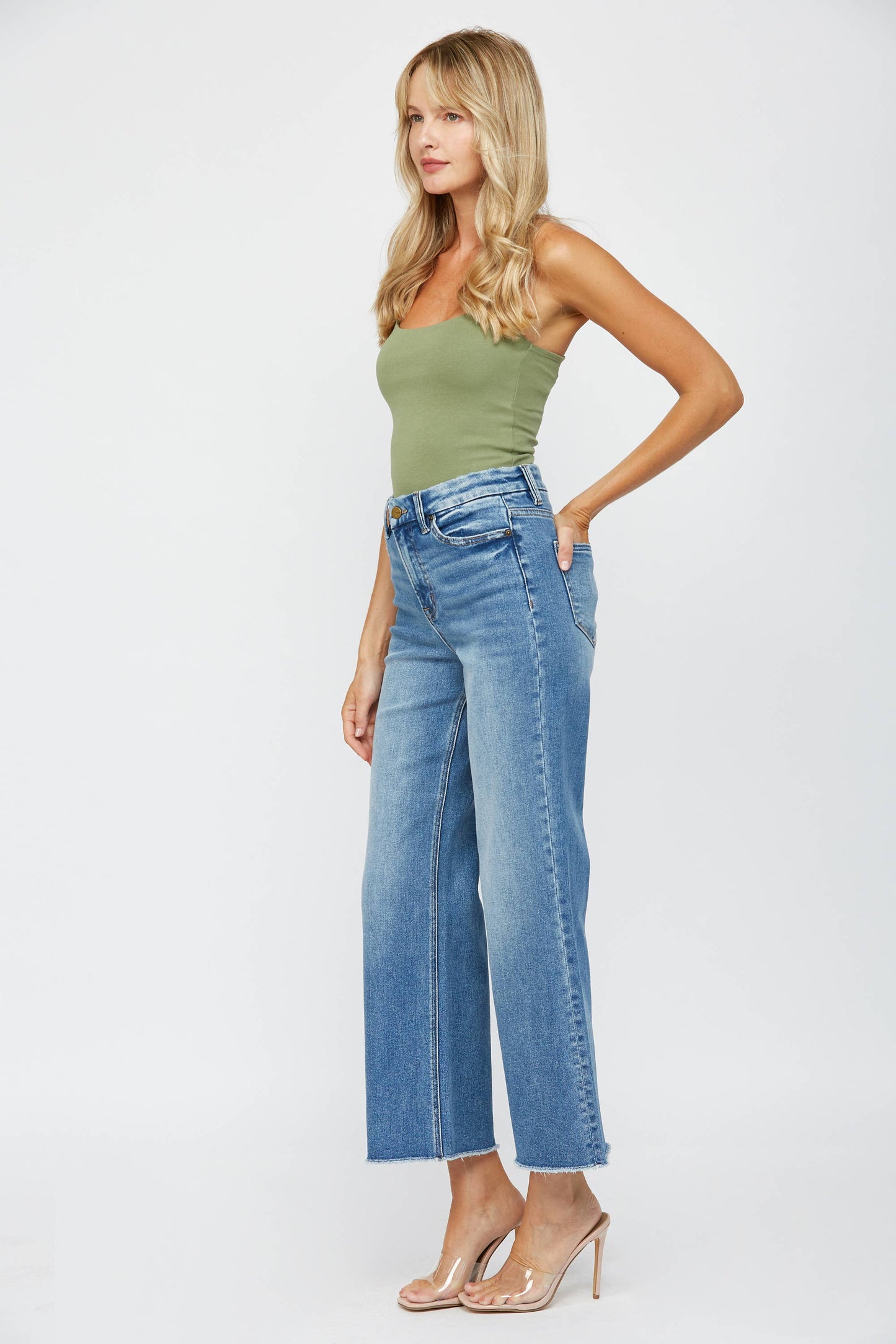 FESTIVAL STRETCH SUPER HIGH-RISE WIDE LEG