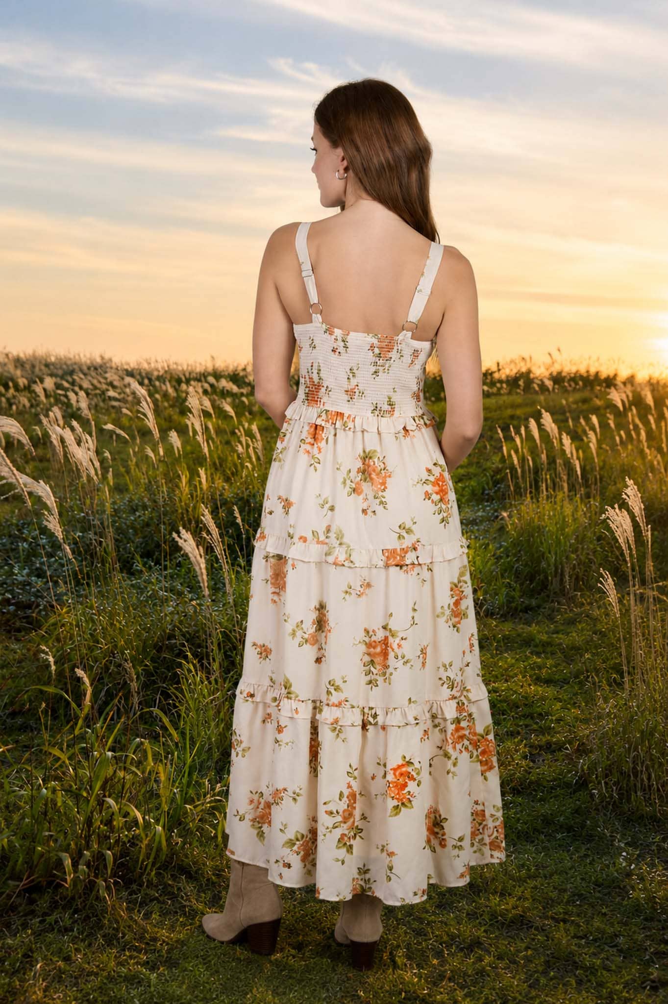 Honey bell Midi Dress