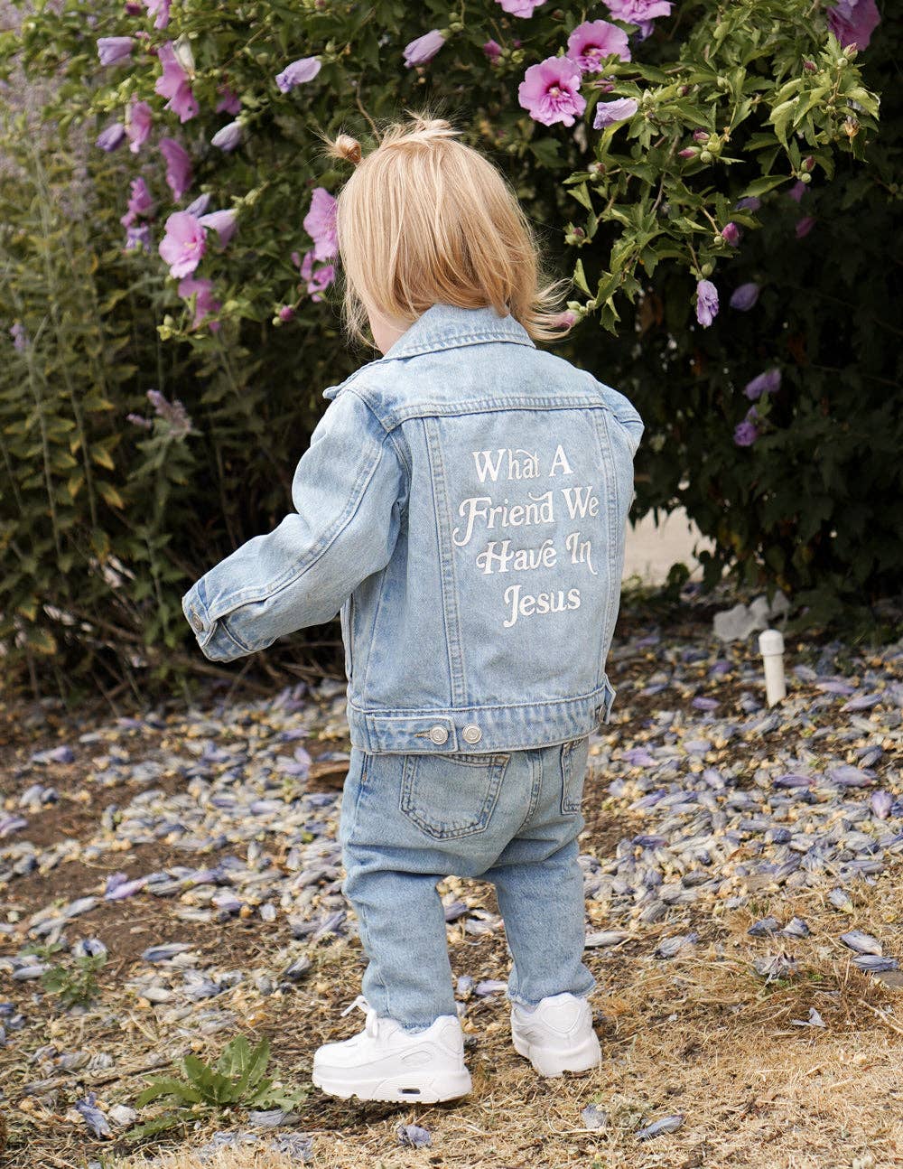 What a Friend in Jesus Kids Denim Jacket