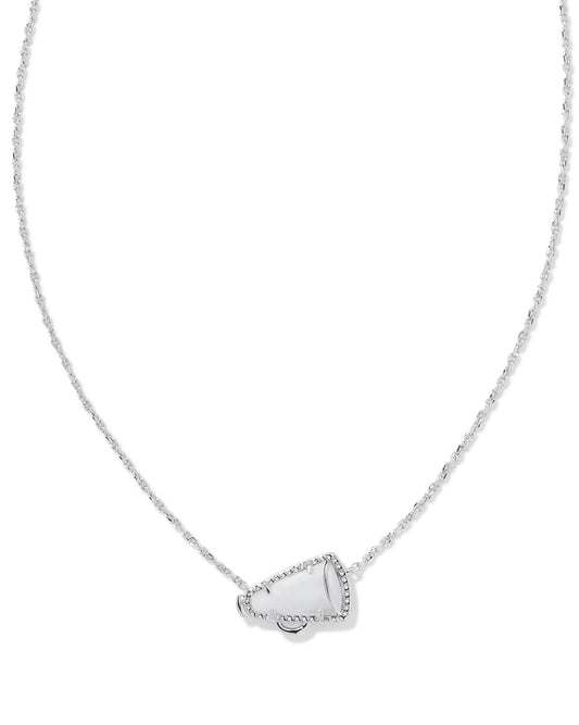 Cheer Silver Short Pendant Necklace