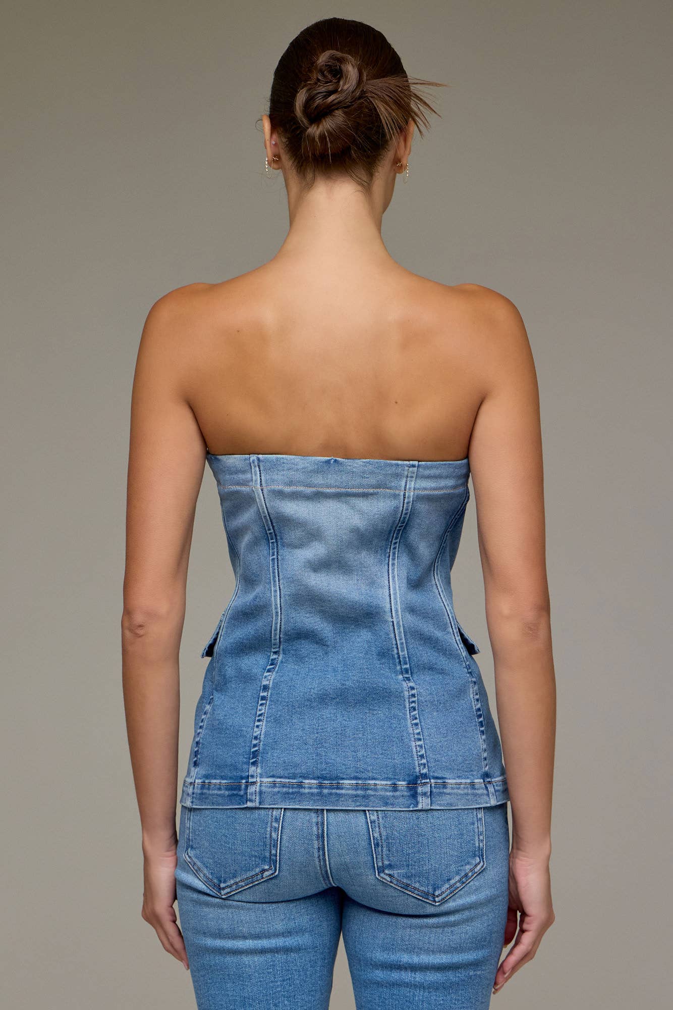 Denim Tube Top