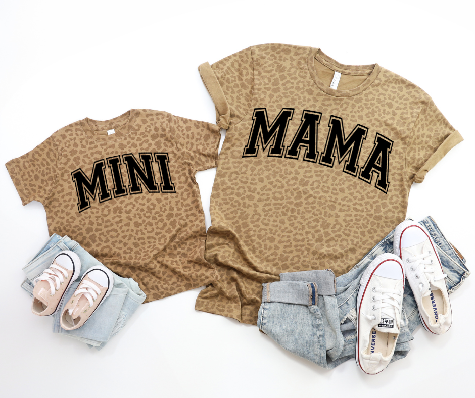 Mama and Mini Leopard Shirts
