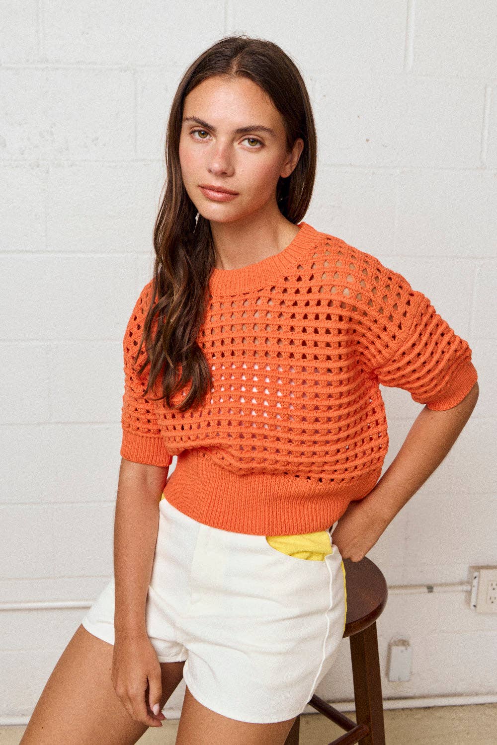 Alina Cropped Crochet Top