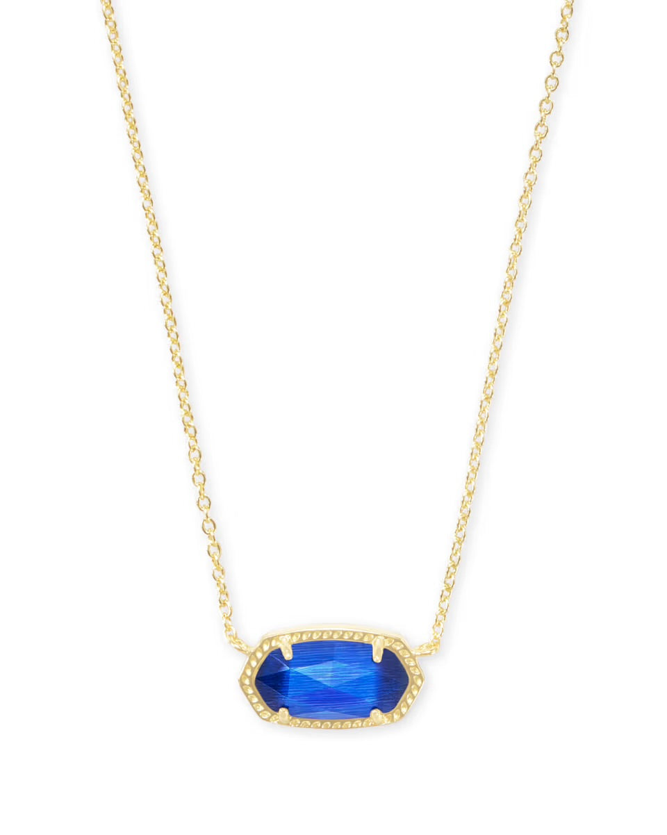 Elisa Short Pendant Gold Necklace