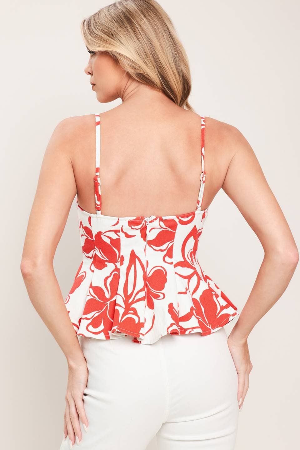 A printed woven top - IT14180