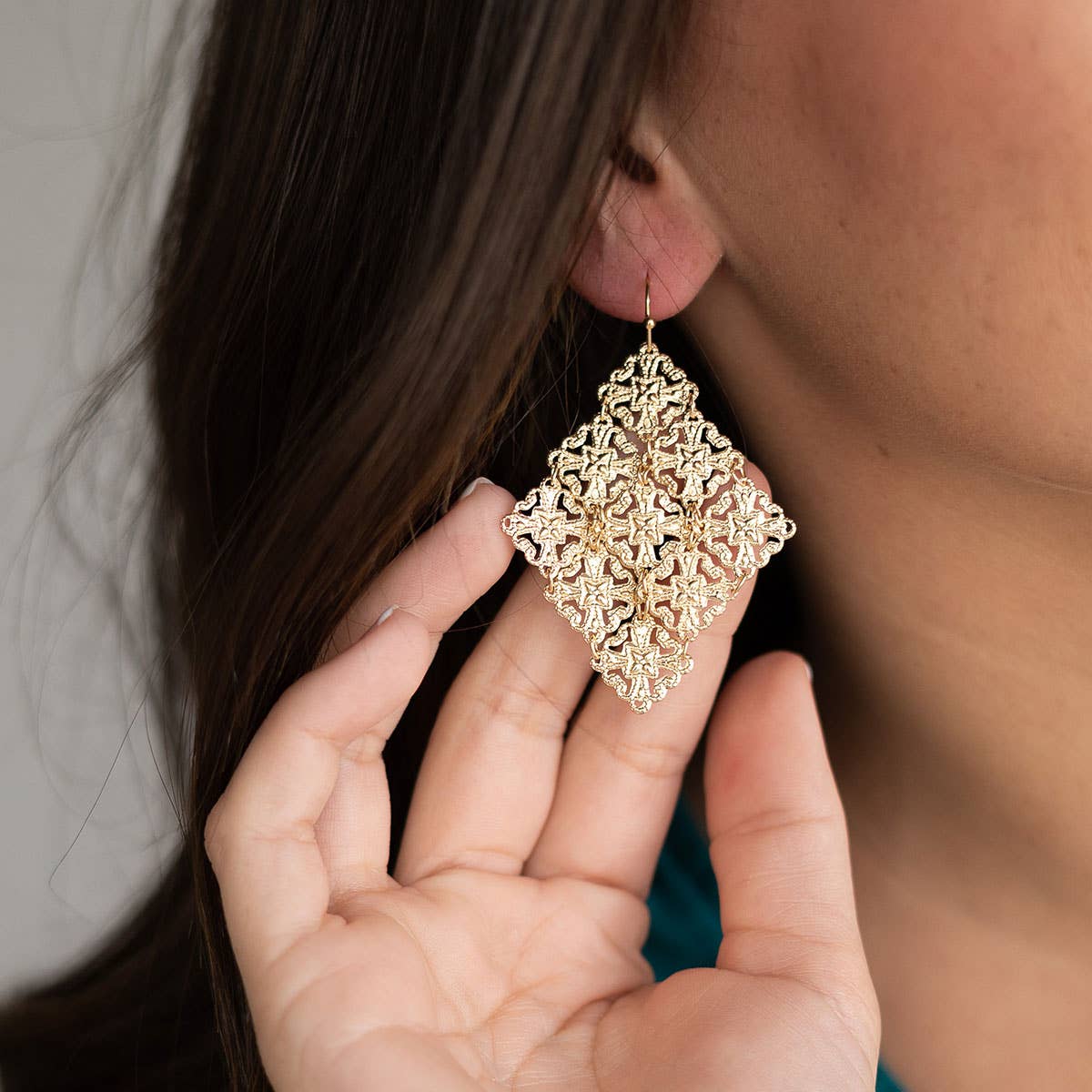 Gold Rylee Earrings