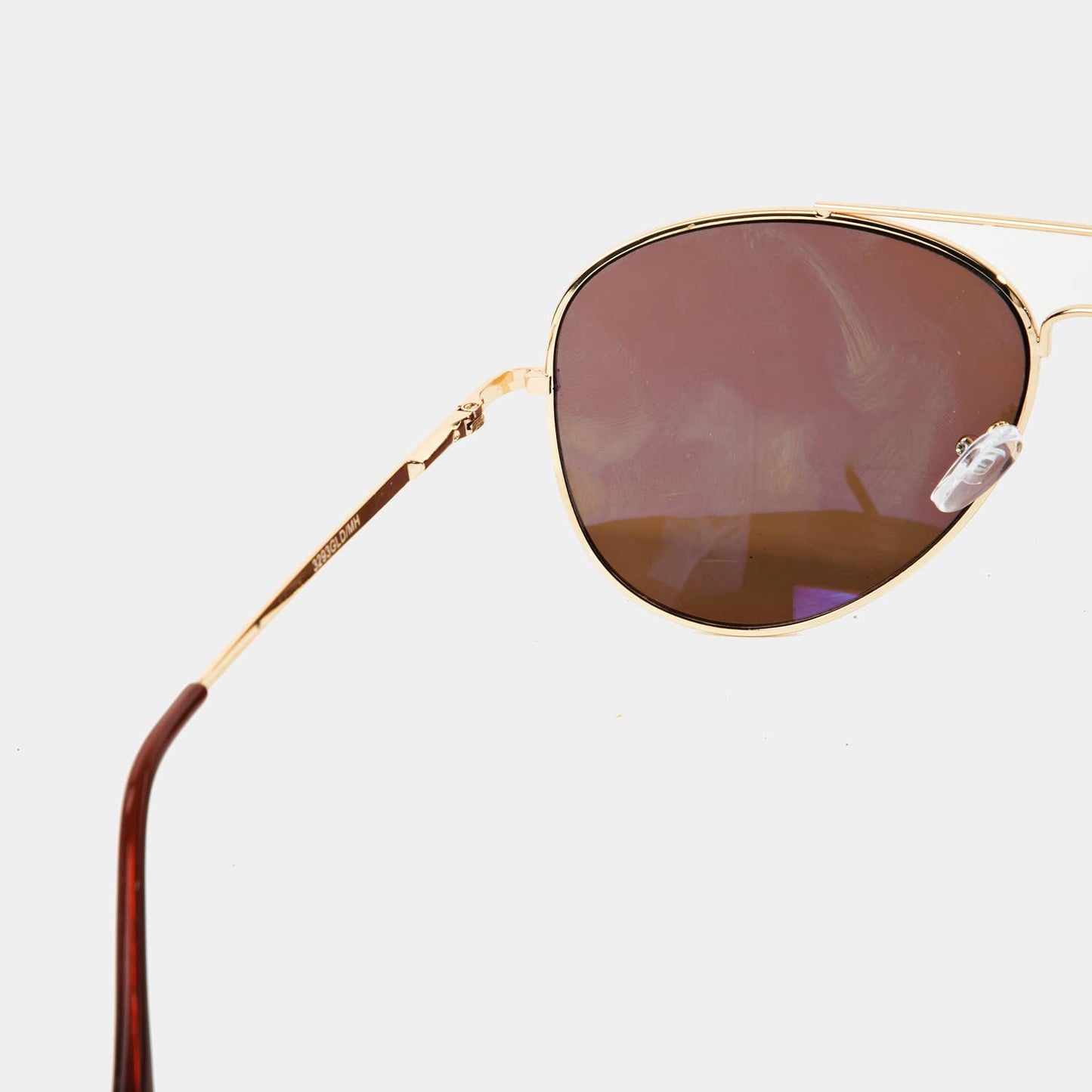 Double Bridge Aviator Sunglasses