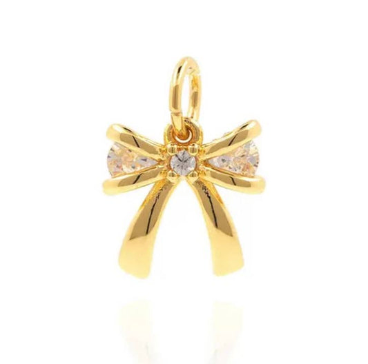 Mini Bow Style 2 Charm For Charm Bar & Charm Necklaces