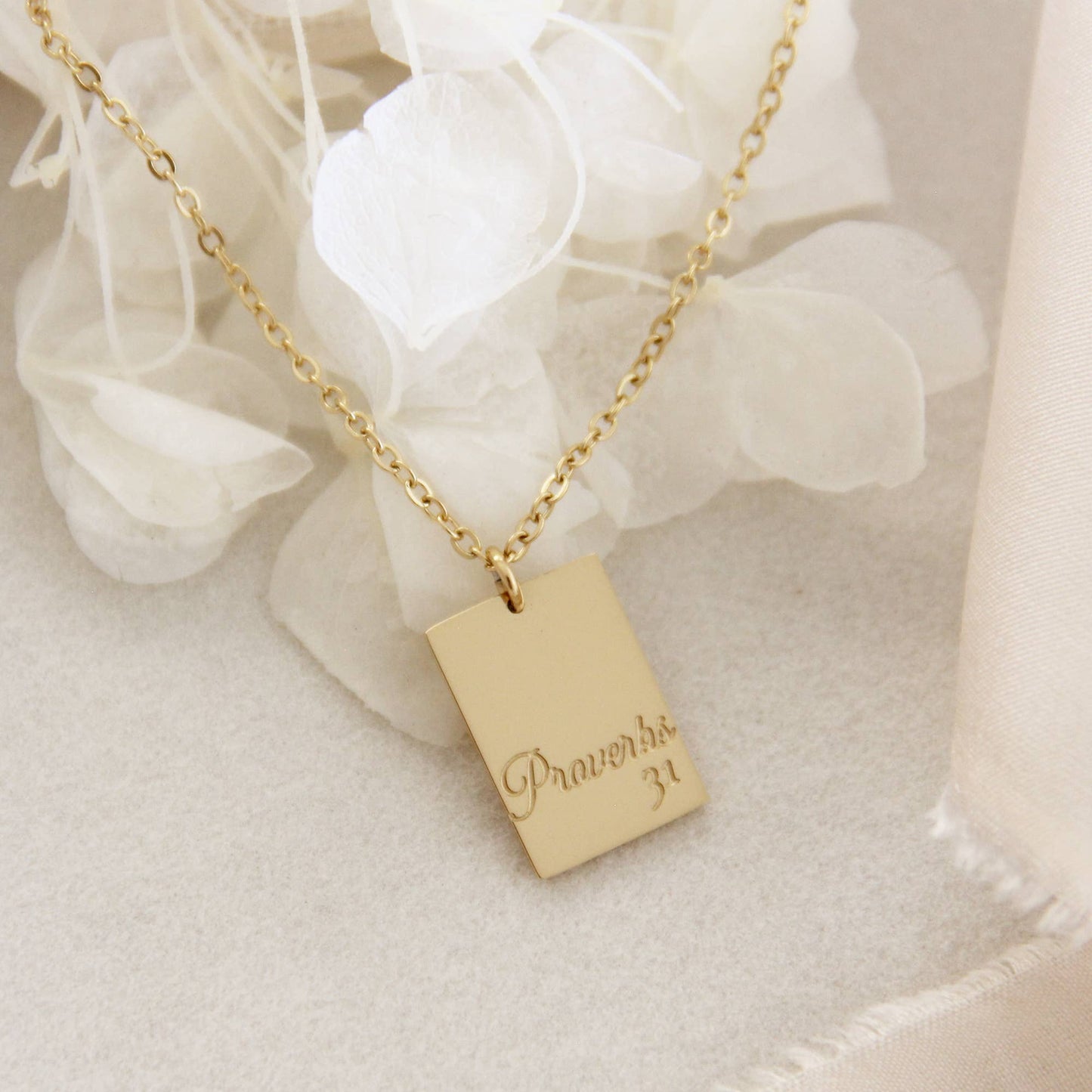 Proverbs 31 Necklace, A Woman Who Fears the Lord