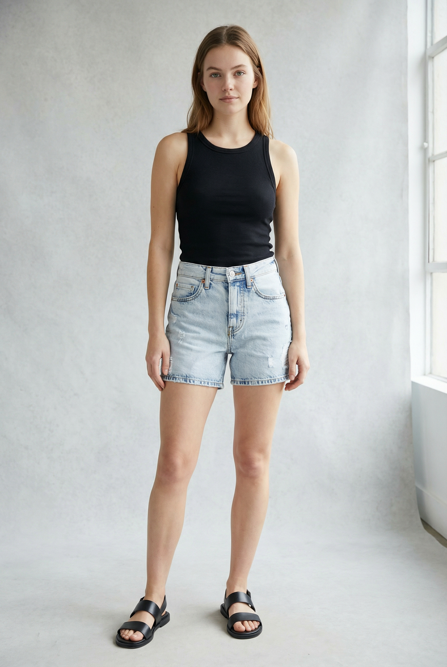 Wild Fade High-Rise Shorts