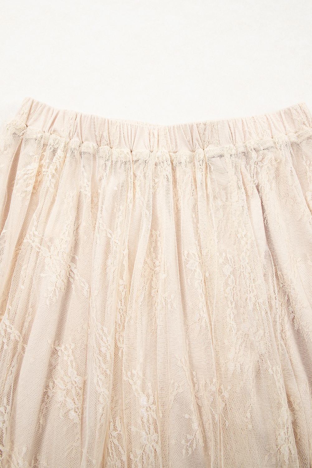 Lace Tiered Maxi Skirt