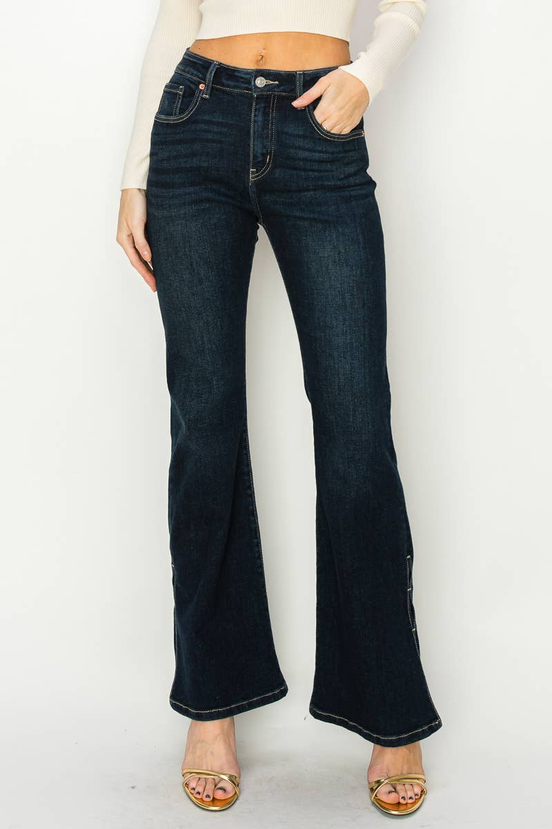 Slit Flare Denim