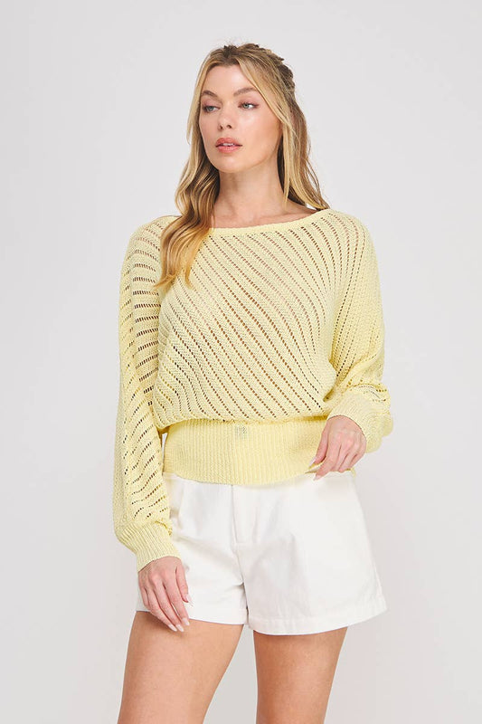 Sunshine Yellow Sweater