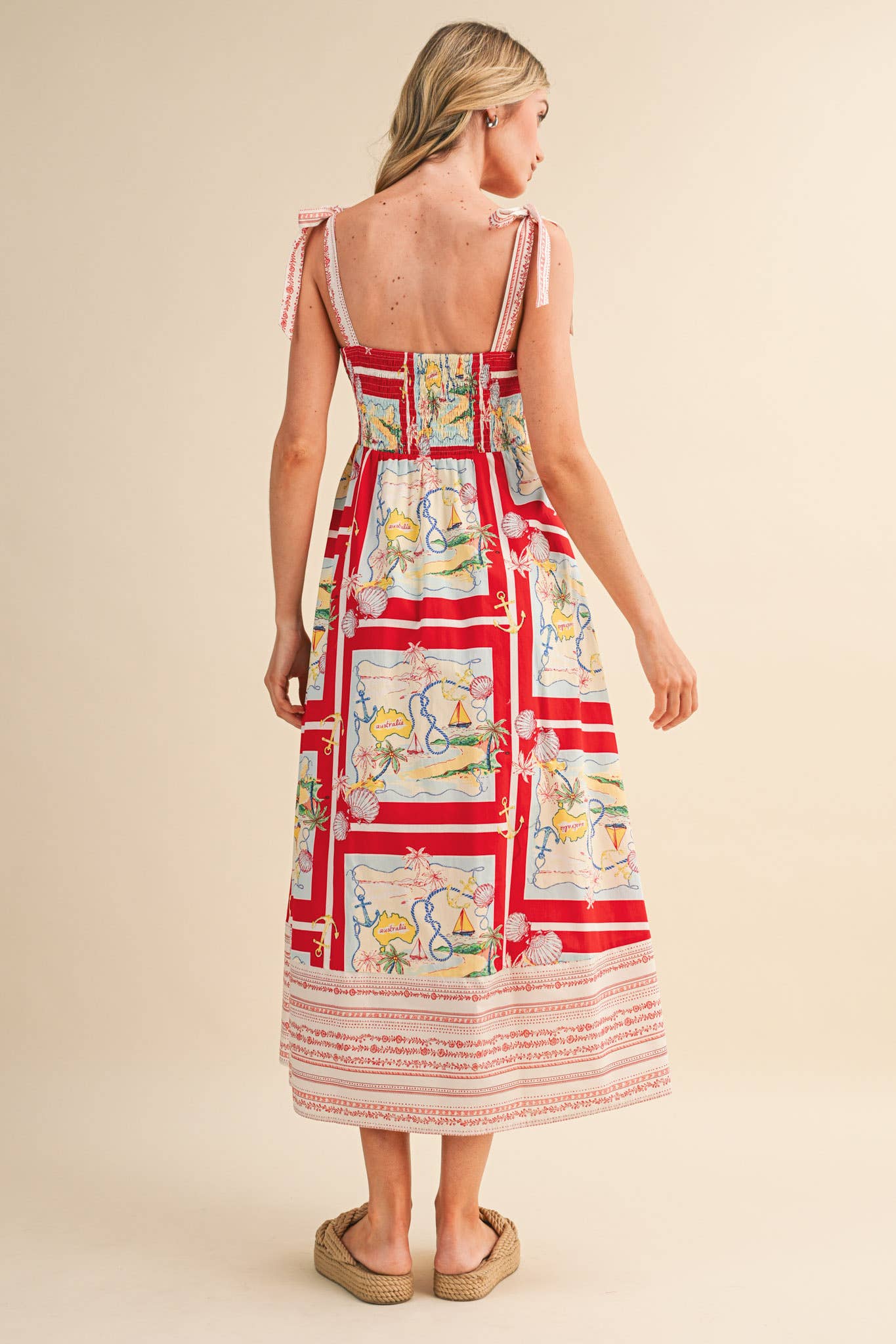 Nautical Map Dress