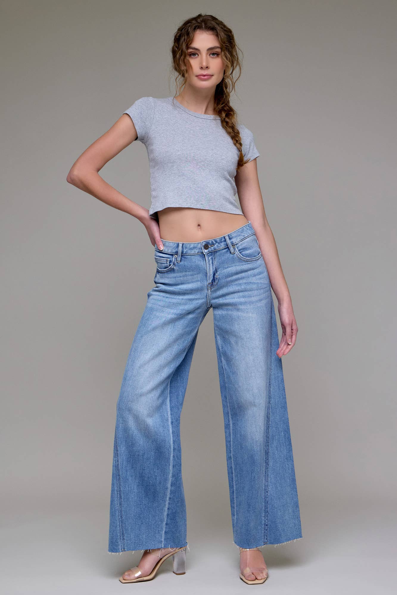 Midrise Wide leg