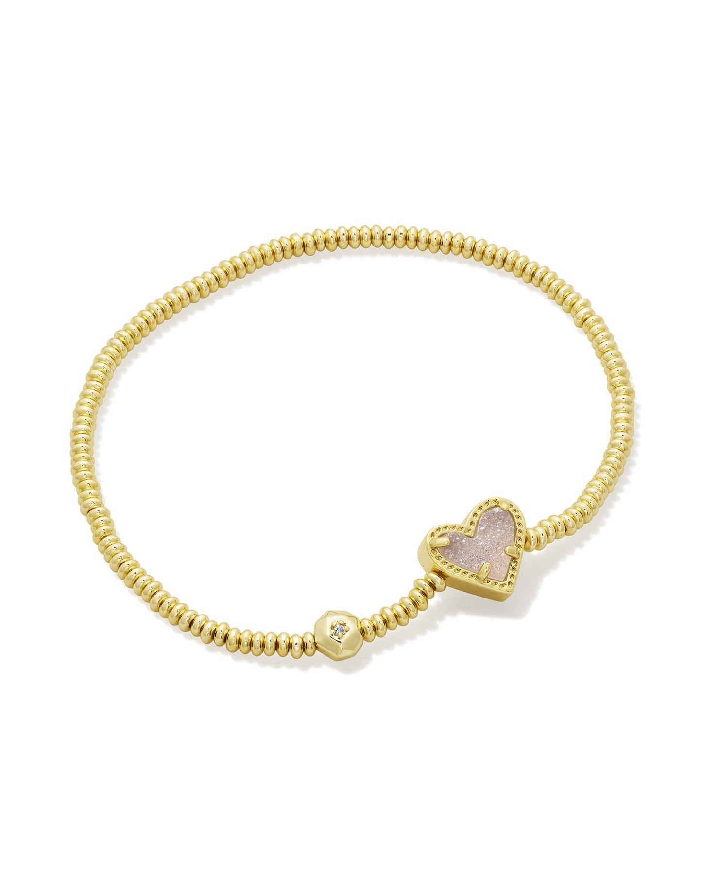 Ari Heart Gold Stretch Bracelet