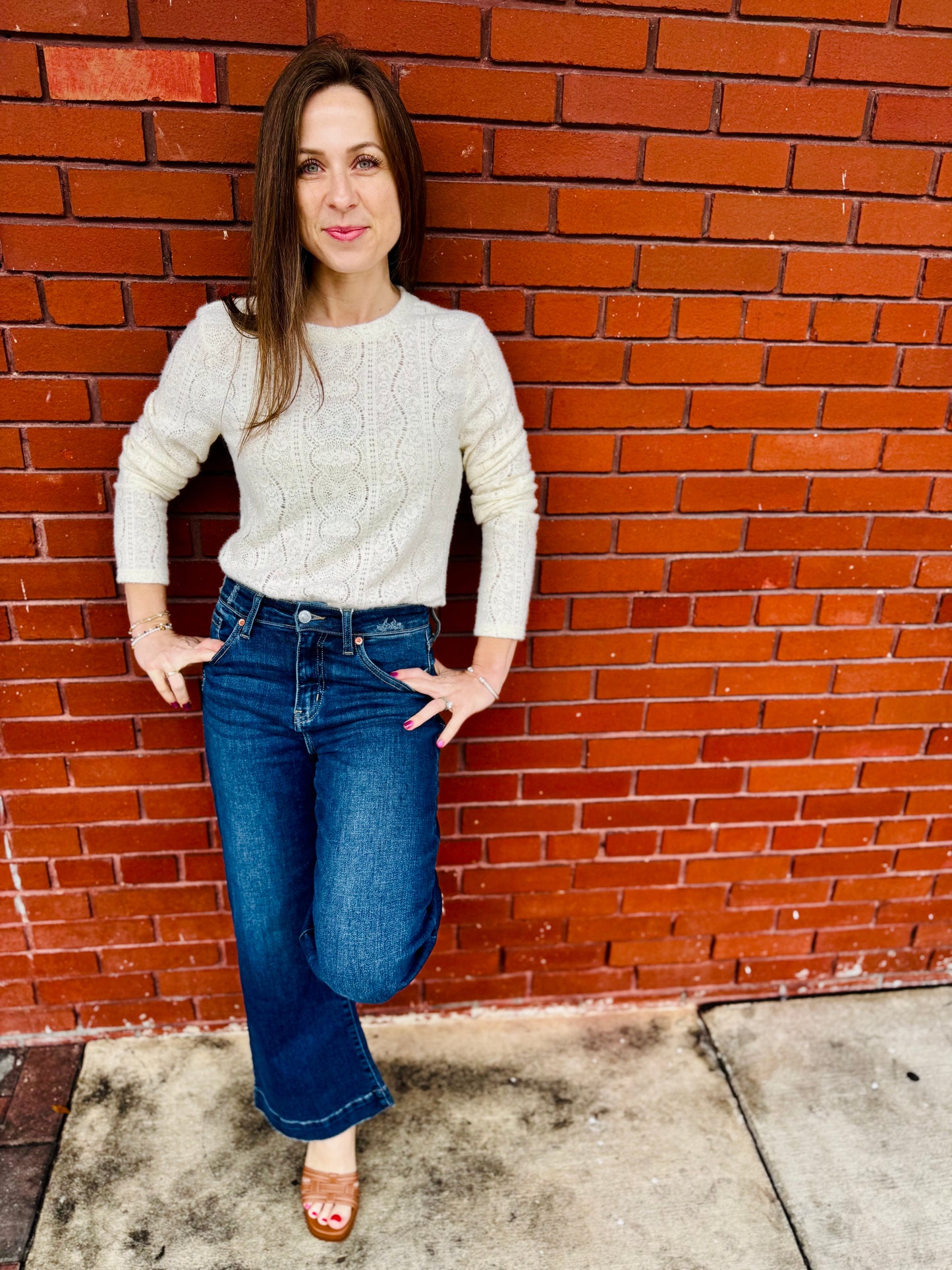 Lace Long Sleeve Top