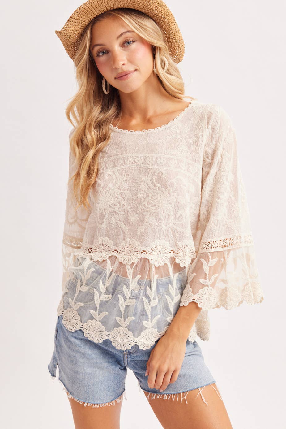 Crochet Boho Peplum