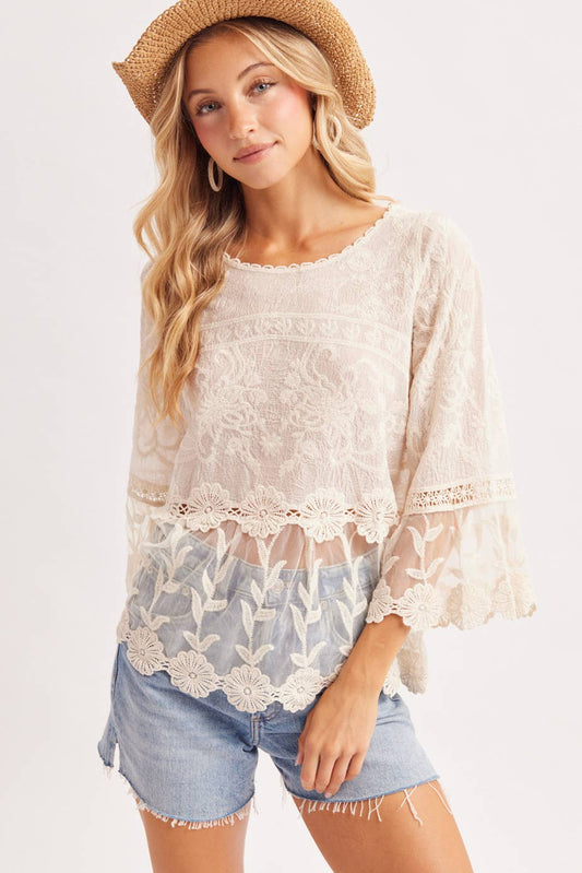 Crochet Boho Peplum
