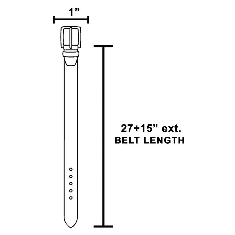 Oval Amber Western Chain Belt