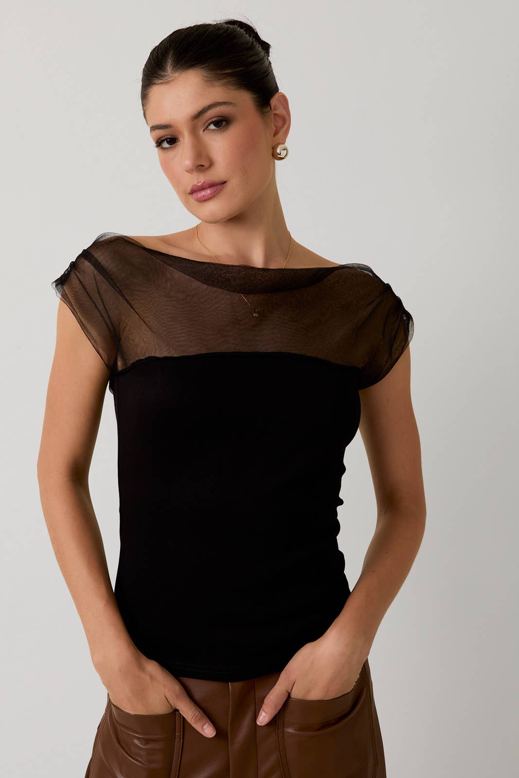 The Muse Mesh Top