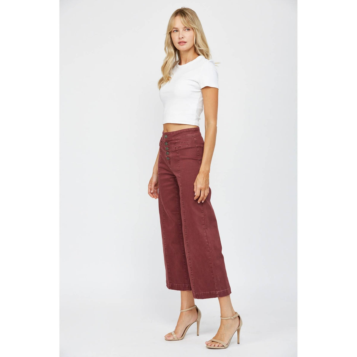 Bordeaux Babe Pants